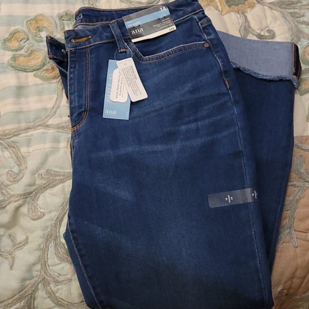 Anna straight ankle jeans size 14